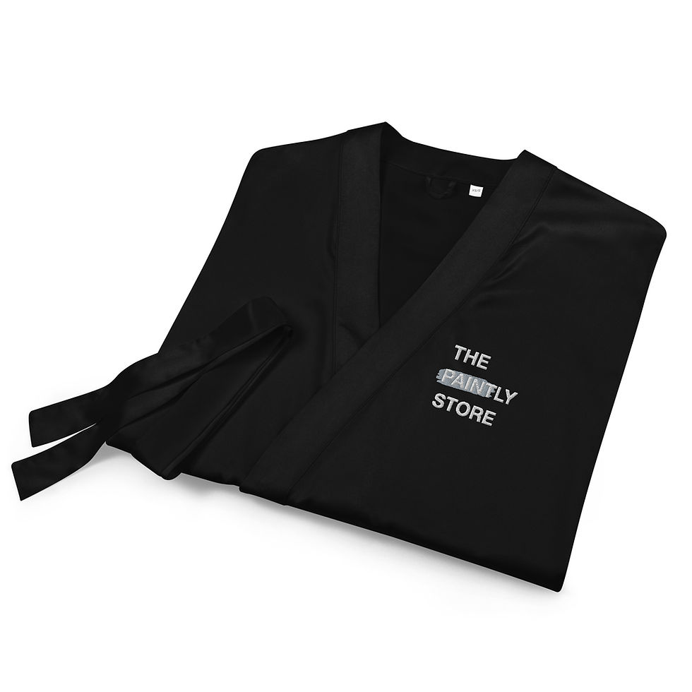 Thumbnail: Black Satin Robe