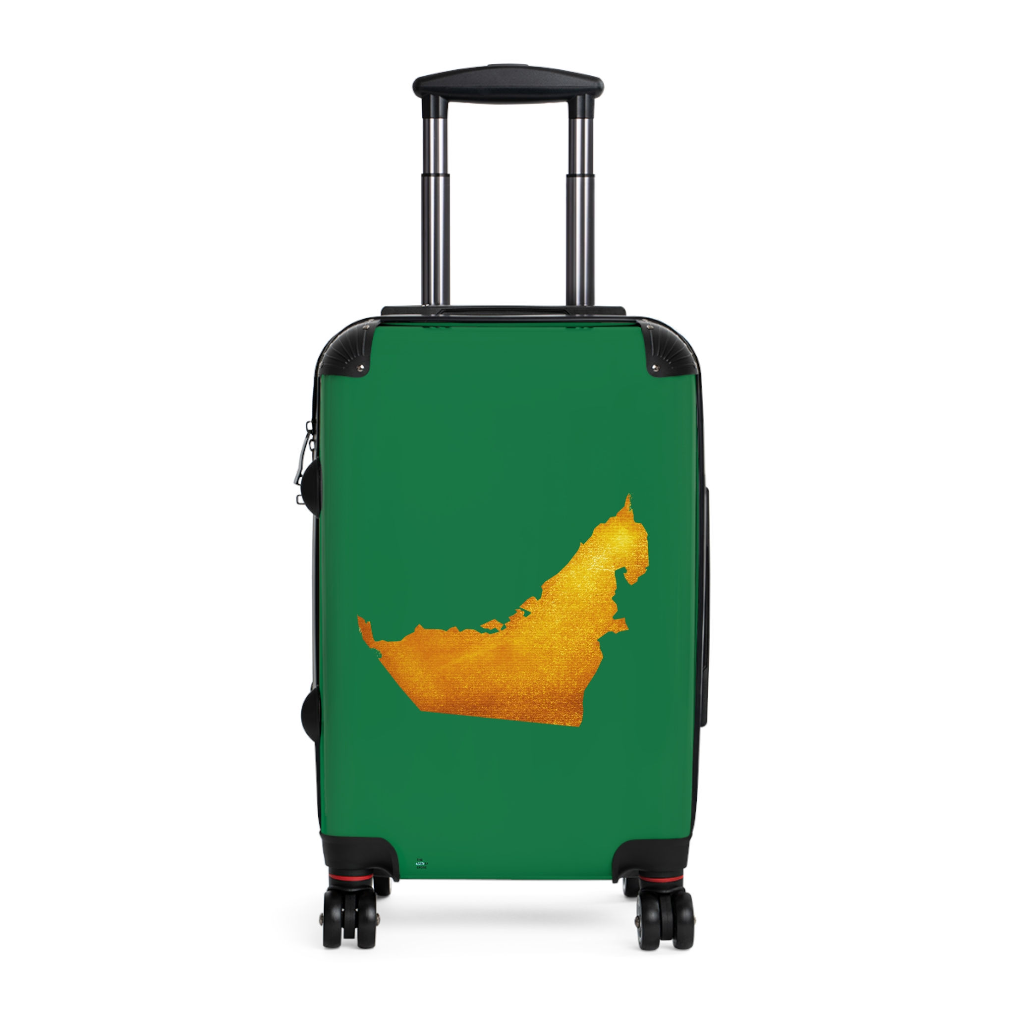 Green UAE Map Suitcase