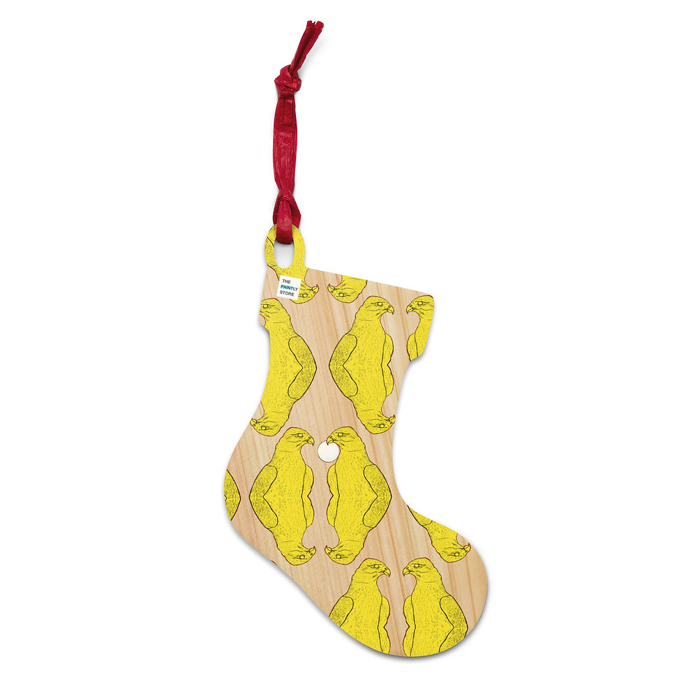 Thumbnail: Falcon Wooden Ornament