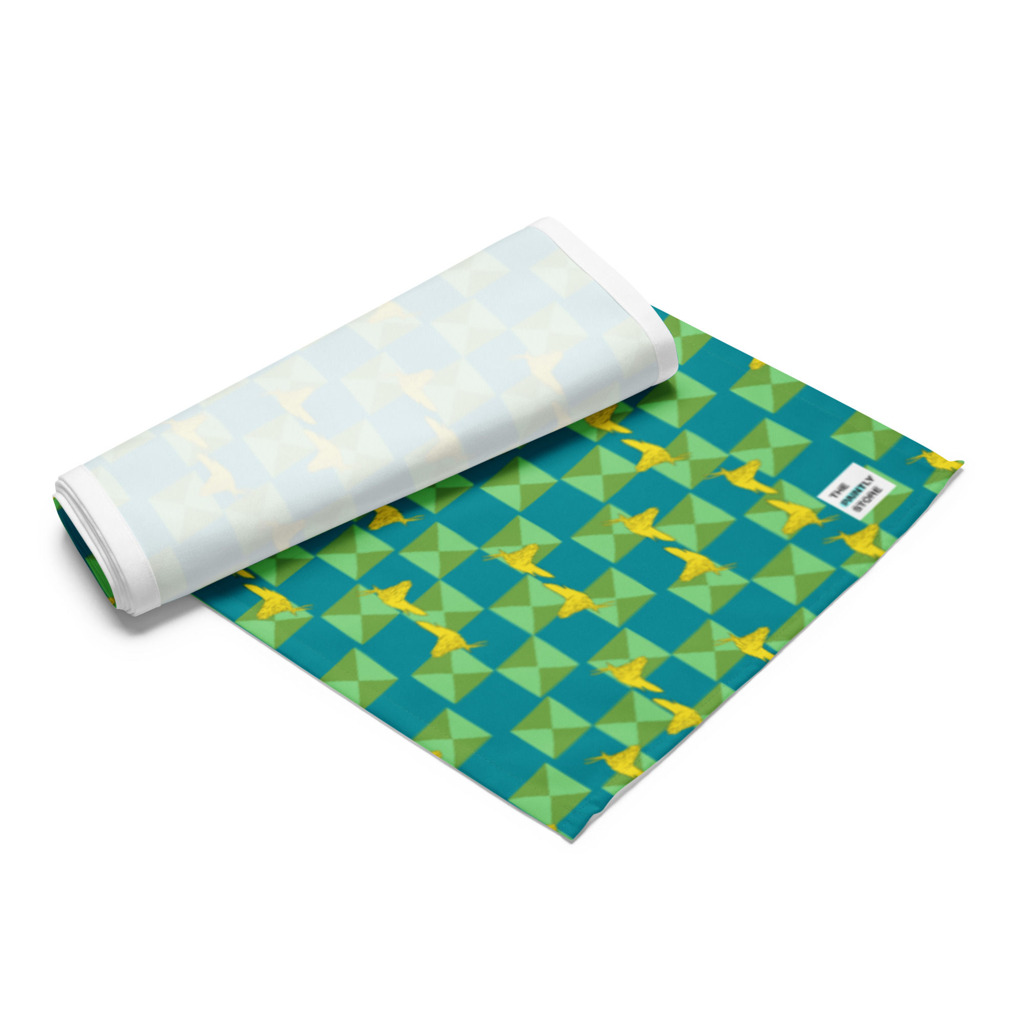 Green Ghazal Table Runner
