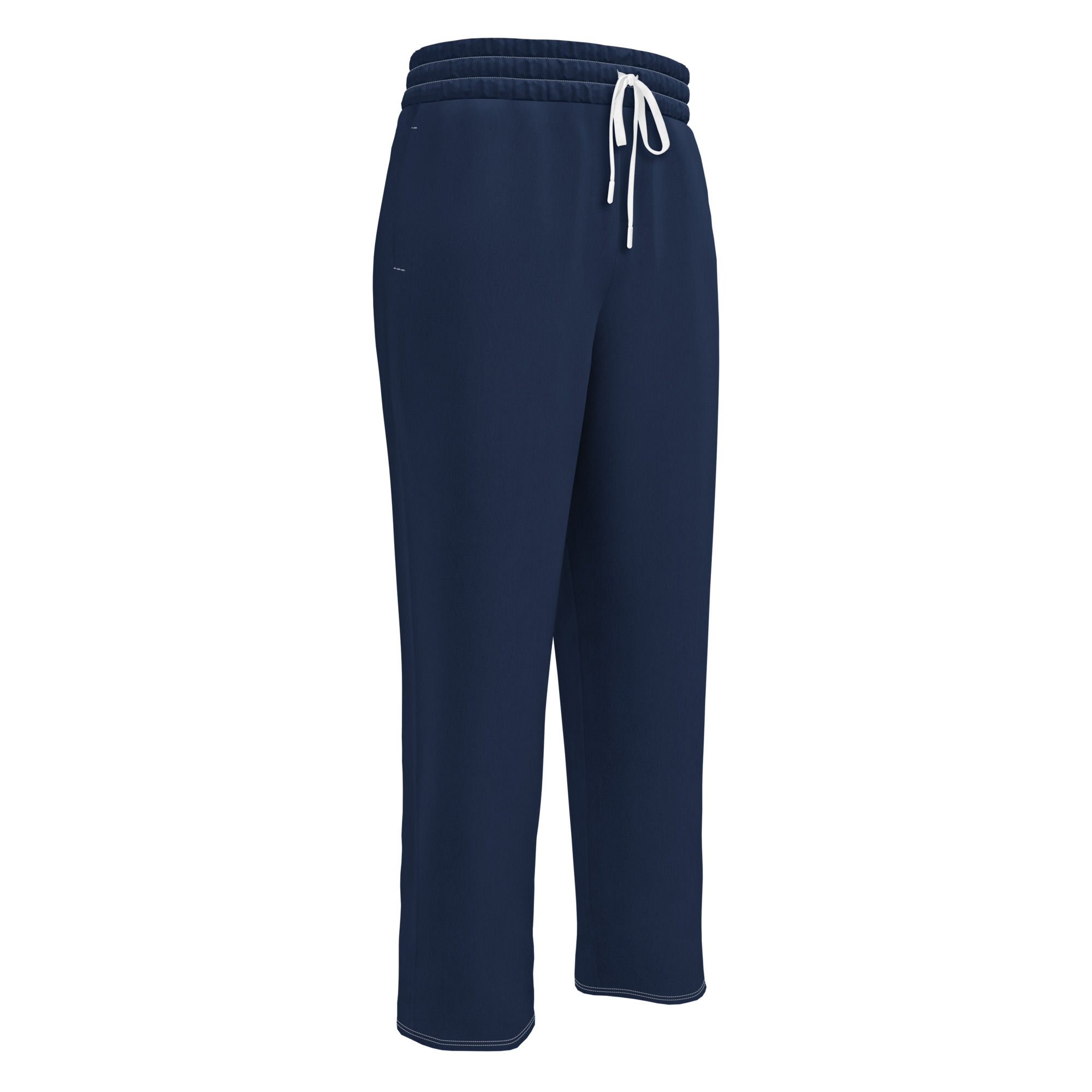Navy Wide-leg Joggers