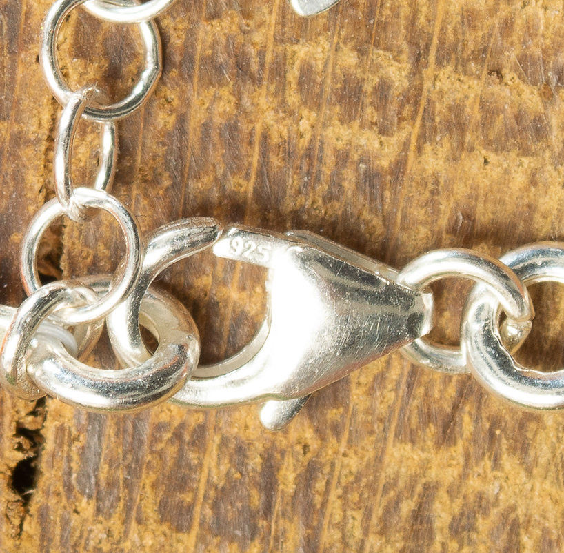 Miniature : Bracelet artisanal en sodalite naturelle et lapis Lazuli argent 925