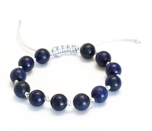 Bracelets en pierres naturelles noeud fait main au choix