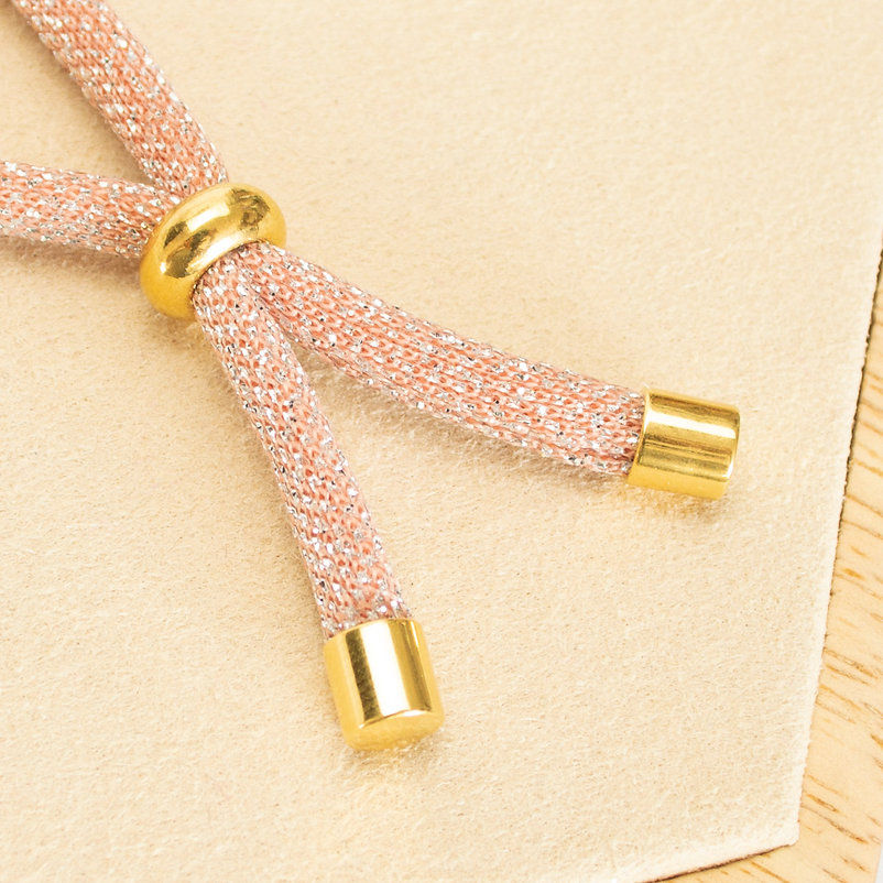 Miniature : Superbe bracelet tendance tout doux métal  doré