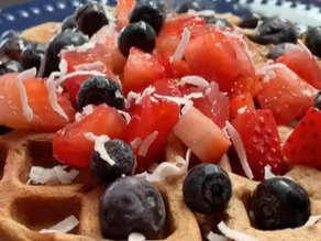 Banana-Nut Waffles