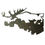 Thumbnail: Moose in the Brush (metal art cutout of bull moose)