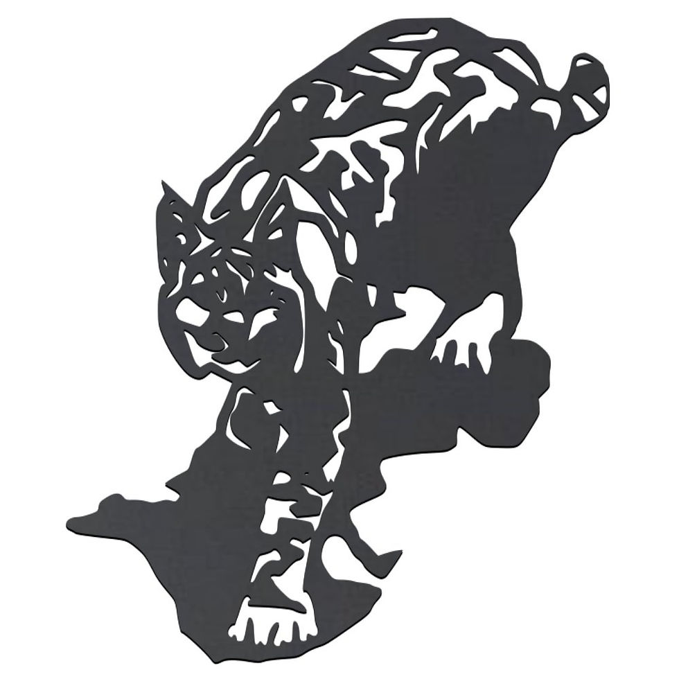 Thumbnail: Bobcat (metal art cutout wall decor)