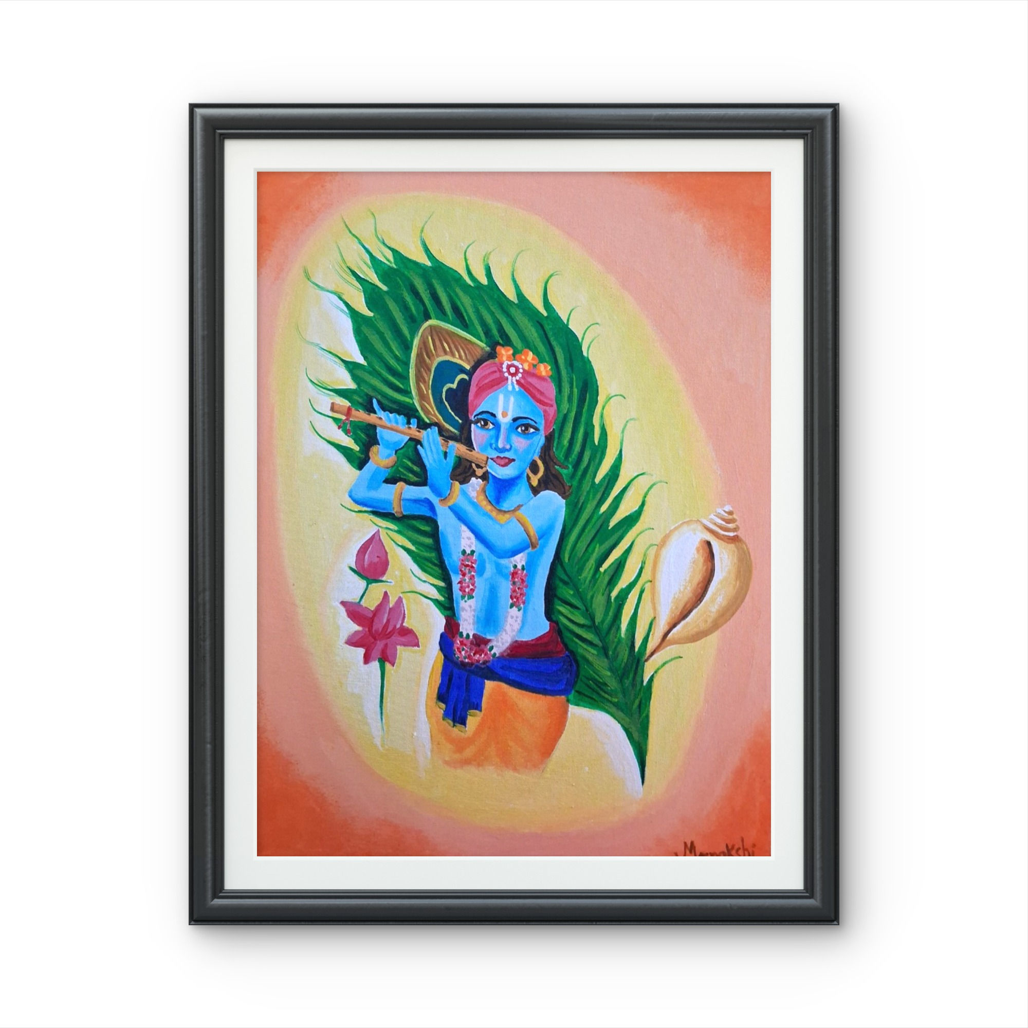 Meenakshi Deepak Joshi | Lord Krishna | Acrylic on Canvas