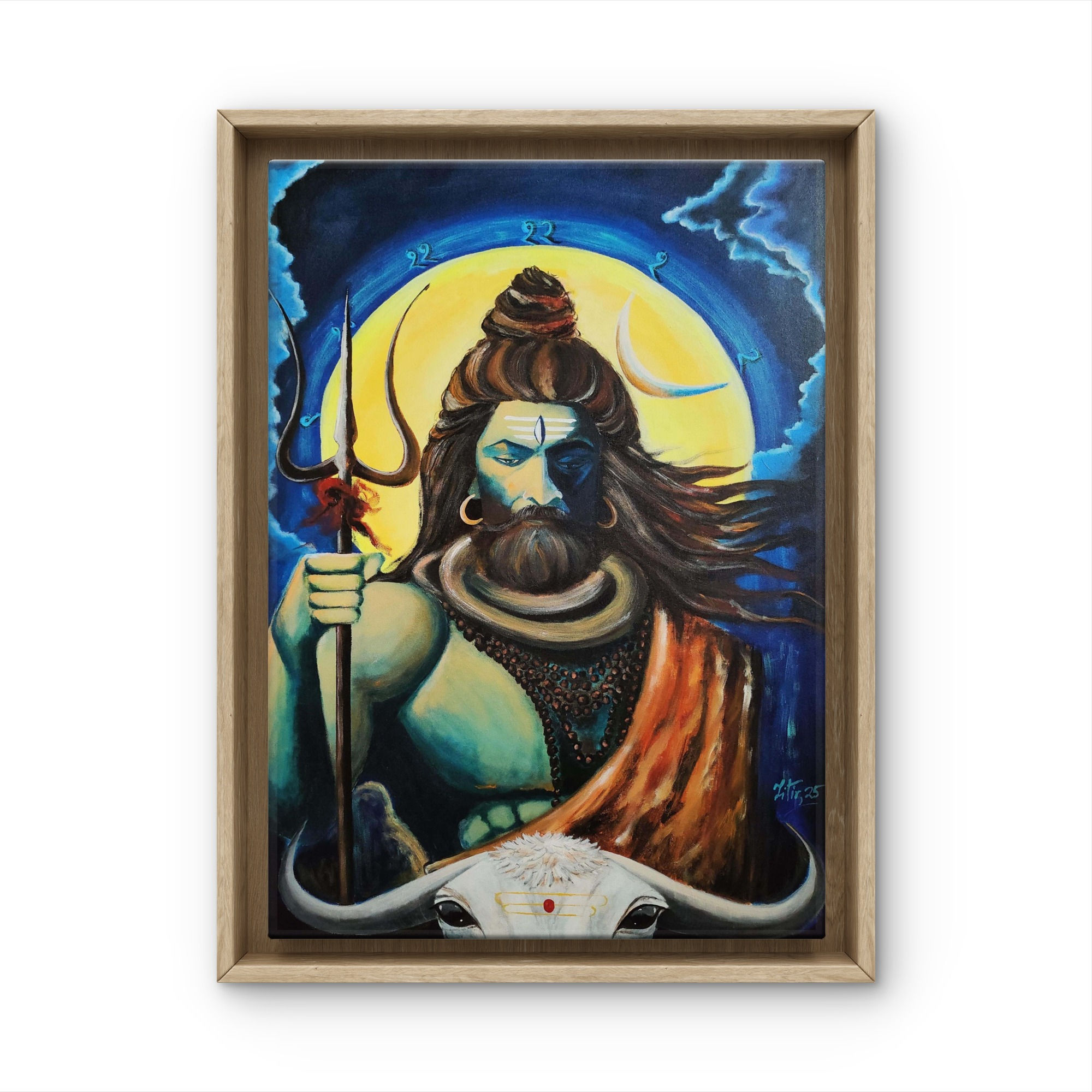 Titir Majumdar | Mahakal | 36 x 24 in | Acrylic on canvas
