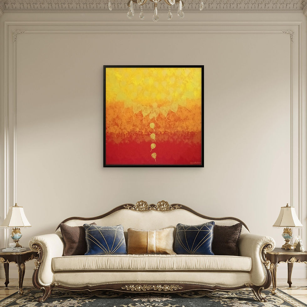 Thumbnail: Subrata Kar | Shakti the power - XVI | 30 x 36 in | Acrylic media on Canva