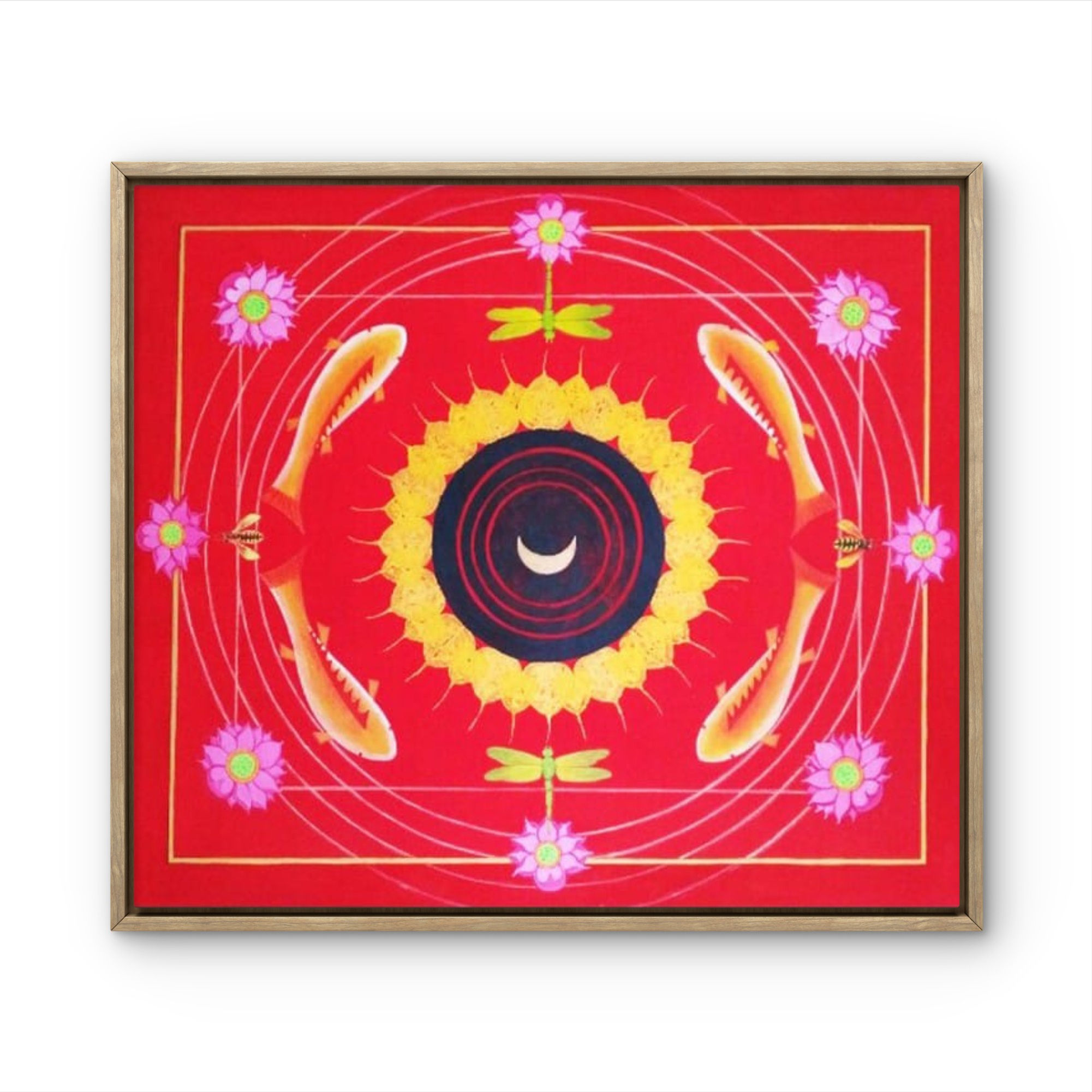 Subrata Kar | Shakti the power - XV | 30 x 36 in | Mixed media on Canva