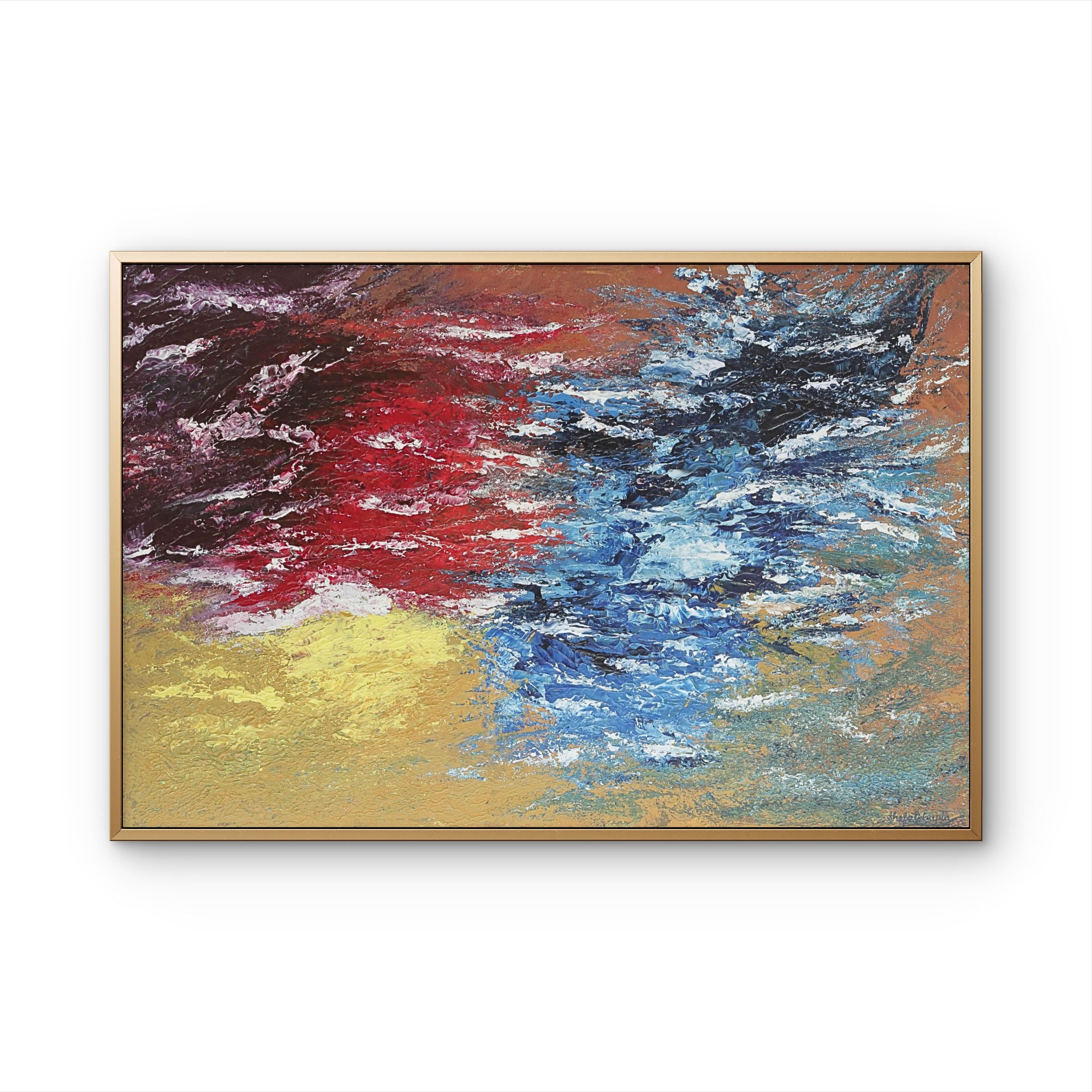 Shefali Gupta | Clarity of Chaos | 20 x 30 in | Acrylic on Canvas