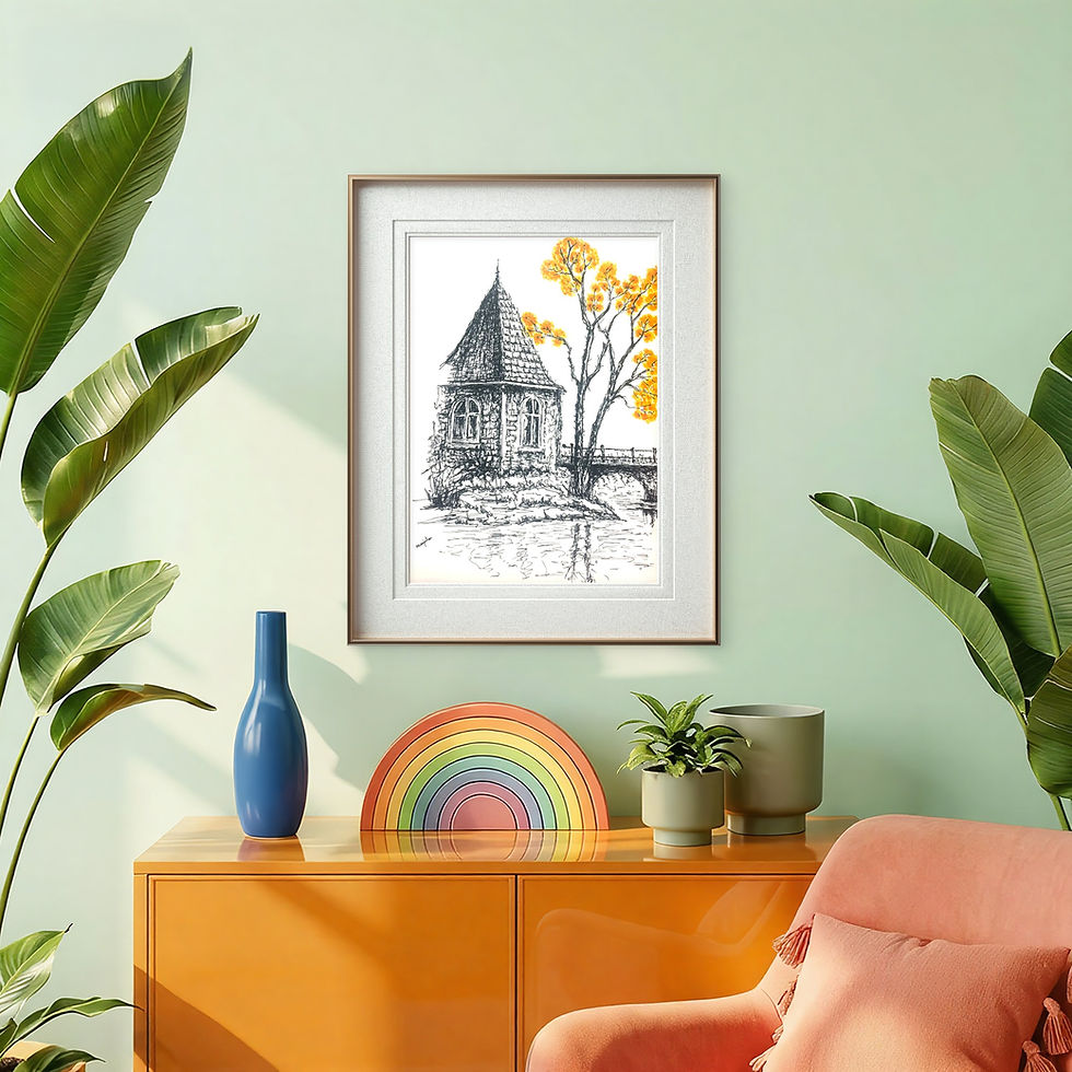 Thumbnail: Manjit Singh | 8 x 10 in | Pen and ink on paper