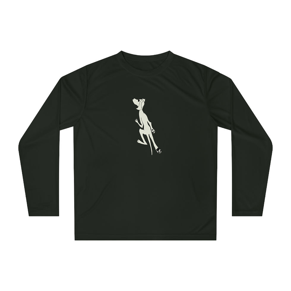 Thumbnail: Dog Emblem Long Sleeve Shirt (Unisex)