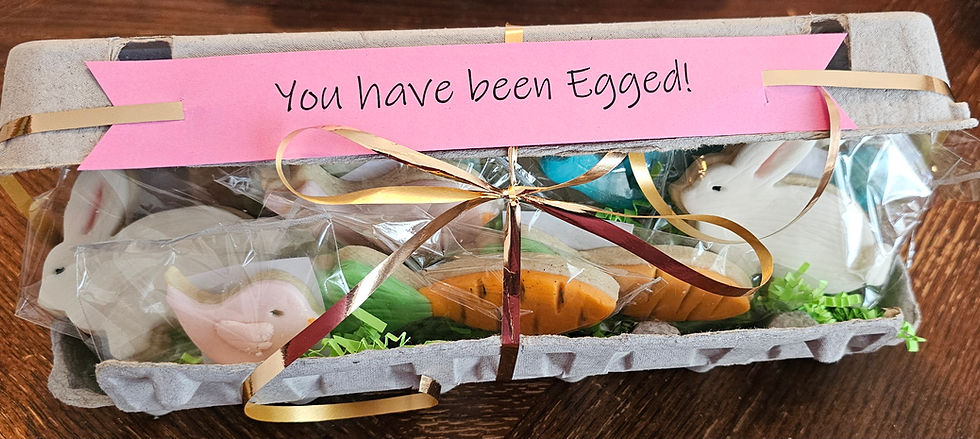 Thumbnail: You have been EGGED cookie carton