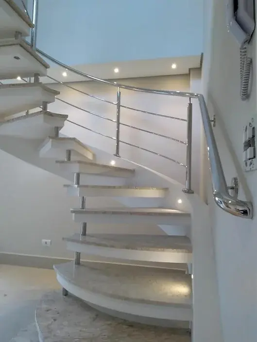 corrimao aço inox polido 2