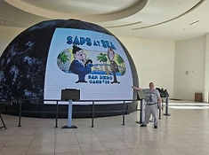 Dave Greim at The Legacy Center Globe