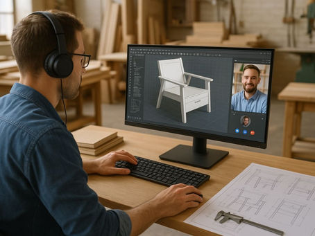 Outsourced 3D furniture CAD design services improving manufacturing speed and efficiency