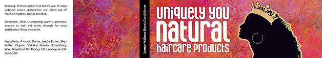 Modern Media Design product design - Uniquely You Natural Haircare Products