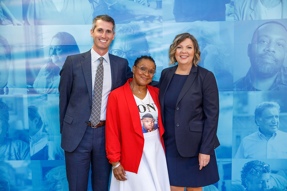 Amgen mission week, me, cathy, donald