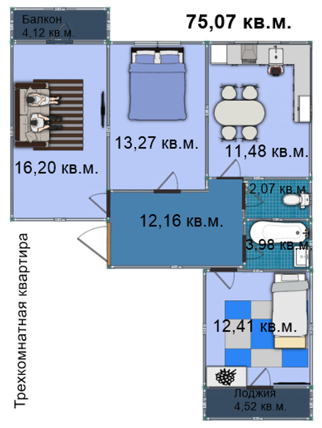 Квартира 85