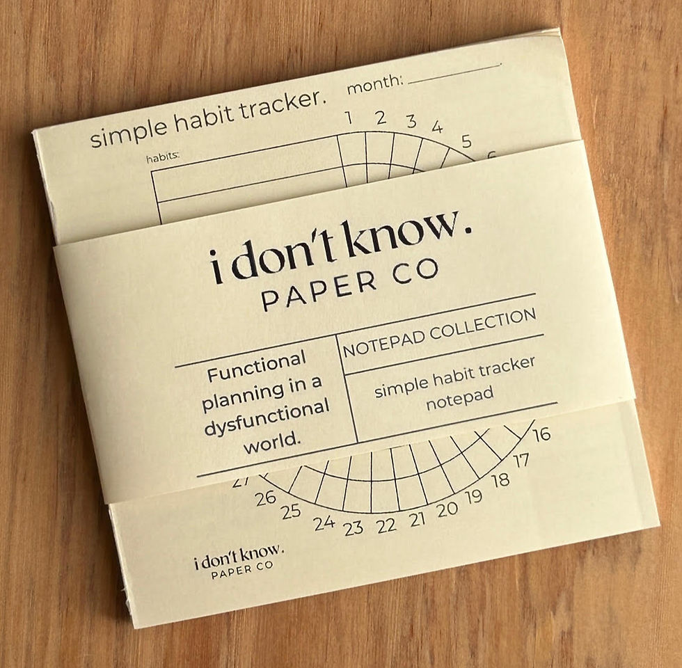 Thumbnail: Habit Tracker - by I Don't Know PaperCo.