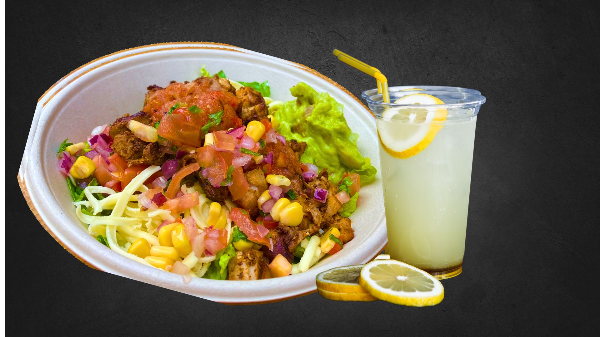 Arranged Food and Objects