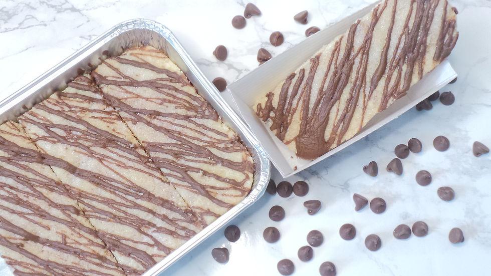 milk chocolate shortbread