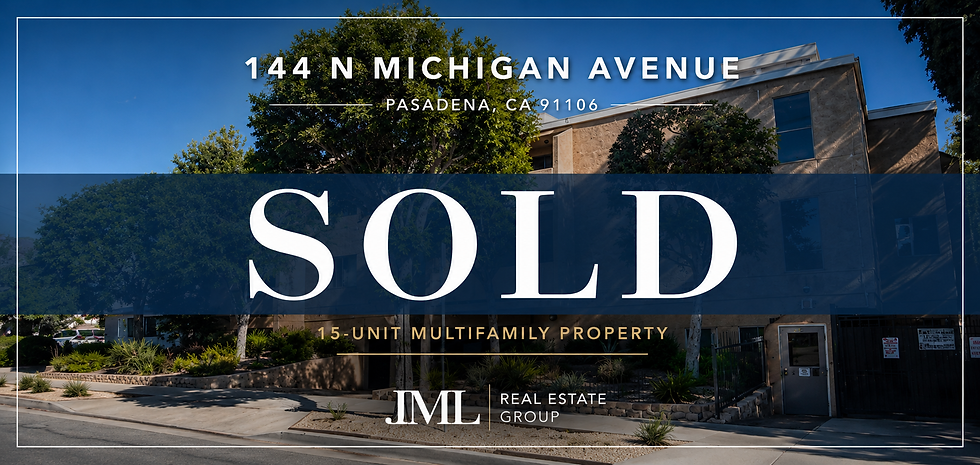 Pasadena Multifamily Investment Success Story: 144 N Michigan Ave, Pasadena, CA 91106 Sells for $4,300,000