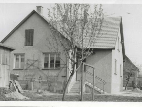 A house from the 1950s. Czechoslovakia.