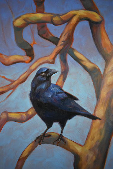 Raven painting