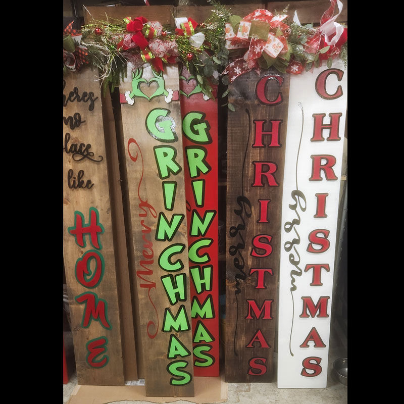 Lean-To 6' x 10" x1" Christmas