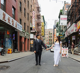 Magalie Lafleur Photography | NYC Elopement City Hall Timeless Fun Chinatown