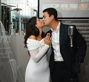 Magalie Lafleur Photography | NYC Engagement Party Festival Cafe Documentary style Timeless Elegant