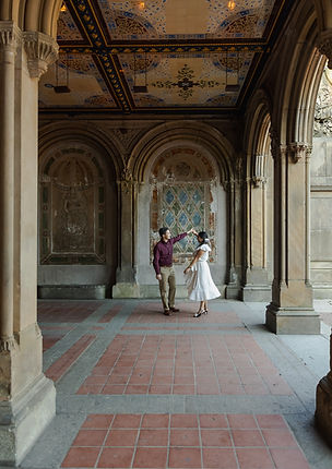 MLP | Magalie Lafleur Photography Engagement Session Central Park NYC Bethesda Terrace