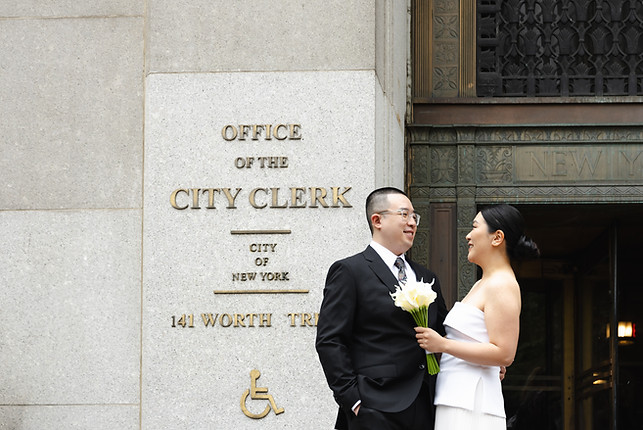 Magalie Lafleur Photography | NYC Elopement City Hall Timeless Intimate Elegant