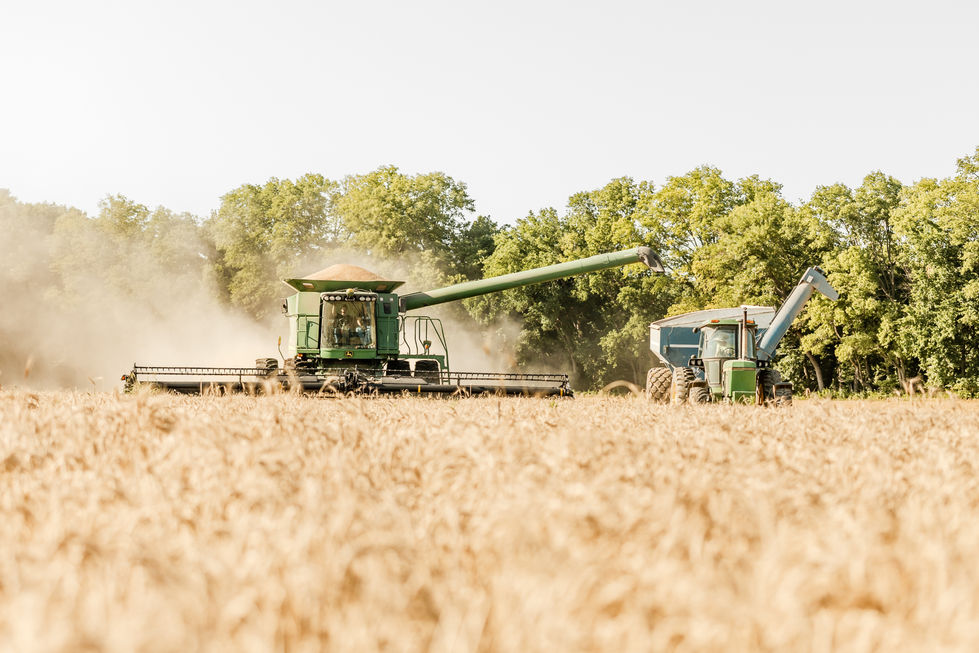 2S Land and Cattle Harvest season in Neodesha, Kansas
