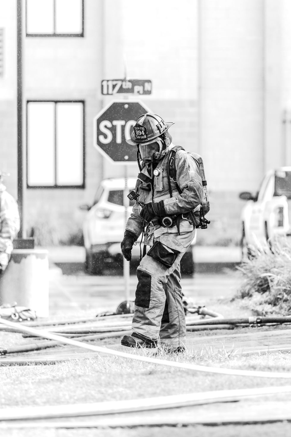 Tulsa Fire Training Live Burn, Owasso, Oklahoma