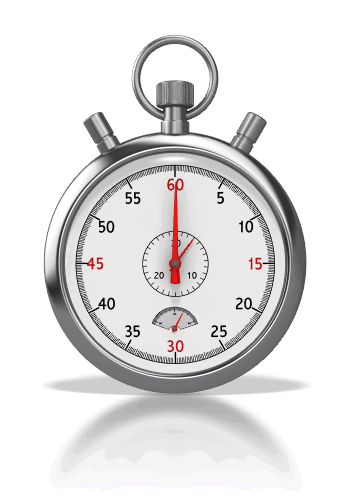 A moving stop watch signifying deadlines are against taxpayers.