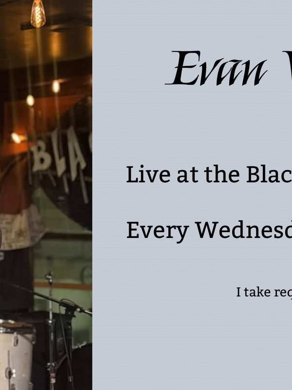 Evan West Wednesdays (3) (weekly) at The Black Sheep