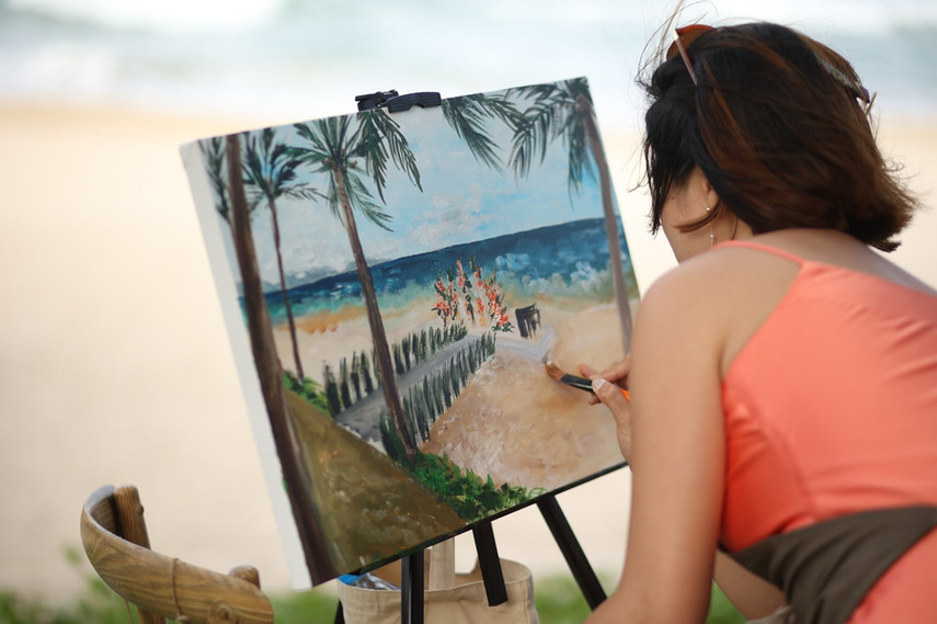 wedding live event painting