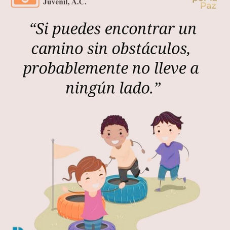 Para superar un obstáculo... 