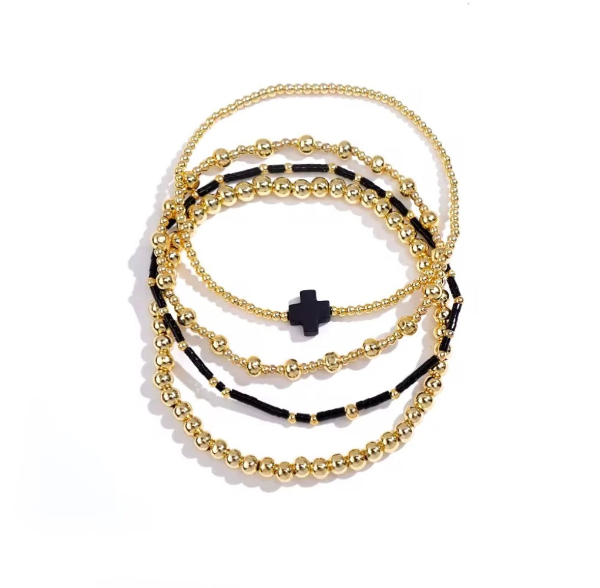 Stackable Cross Bracelet Sets