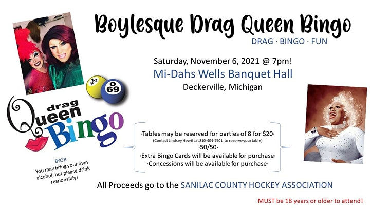 2nd Annual SCHA Drag Bingo!