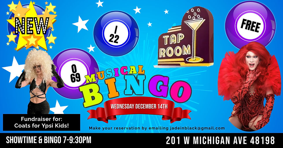 Boylesque Presents: Music Bingo for Coats for Ypsi Kids