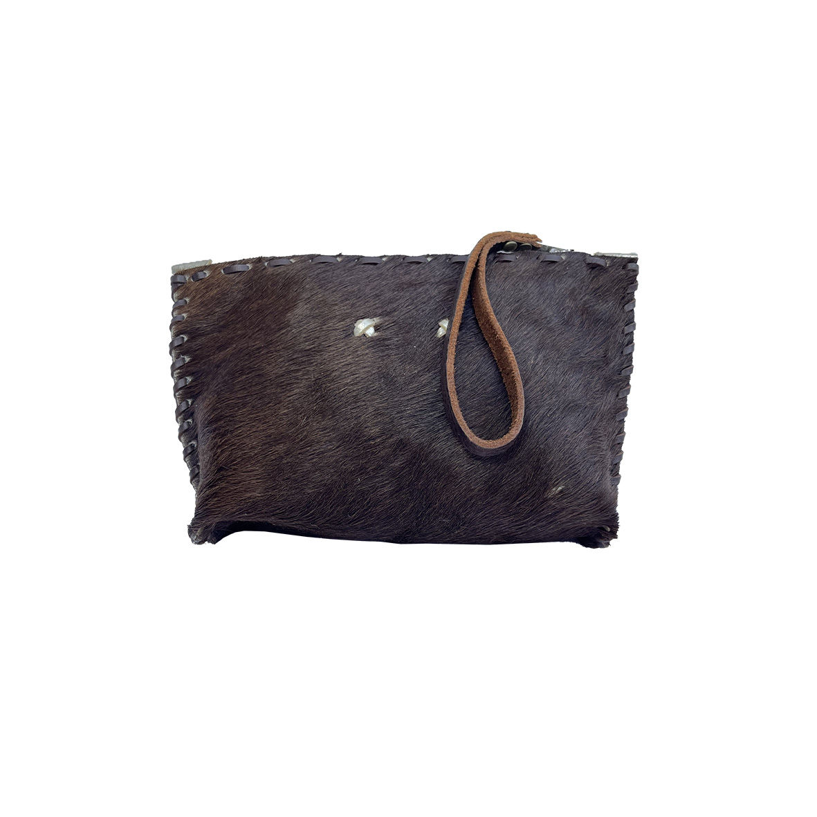 CHOCOLATE HIDE POUCH