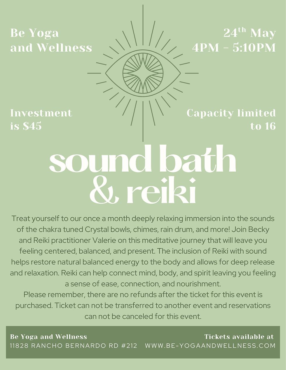 Sound Bath with Reiki