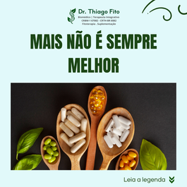 Mais não é sempre melhor: a importância da dosagem consciente em fitoterapia e suplementação