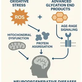 Estresse Oxidativo, Produtos de Glicação Avançada (AGEs) e Neurodegeneração no Alzheimer: Uma Perspectiva Metabólica