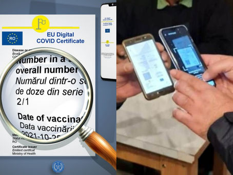 Certificatele digitale de vaccinare rămân VALABILE în România, după termenul de 9 luni